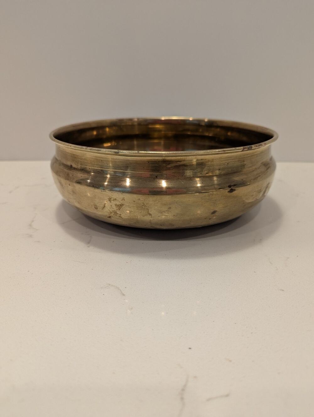 Brass Bowl Planter "Catch All" Mid Century Modern Boho Succulent Garden